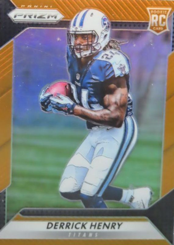 Derrick Henry 2016 Prizm #298 Orange /299 Rookie RAW