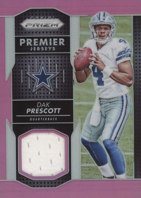 Dak Prescott 2016 Prizm #PPJ-DP Premier Jerseys - Pink Rookie BGS 9.5