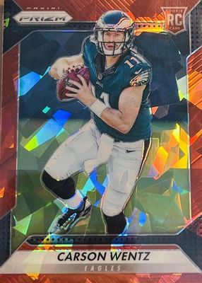 2016 Prizm #218 Red Crystals /75