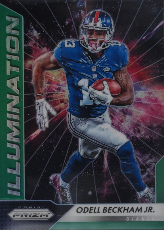 Odell Beckham Jr. 2016 Prizm #8 Illumination - Green PSA 10