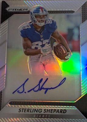 Sterling Shepard 2016 Prizm #RA-SSP Rookie Autographs Price Guide