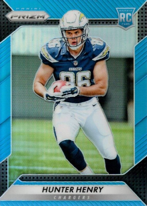 Hunter Henry 2016 Prizm #262 Light Blue /199 Rookie PSA 10