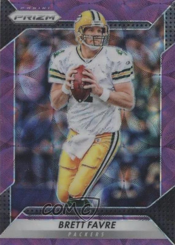 Brett Favre 2016 Prizm #115 Purple Scope /99 RAW