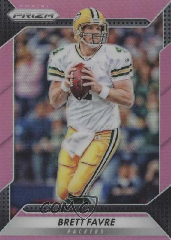 Brett Favre 2016 Prizm #115 Pink RAW