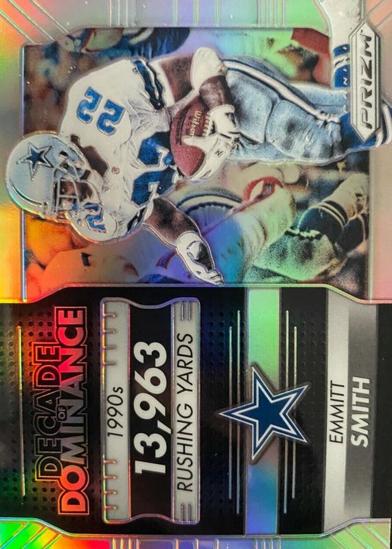 Emmitt Smith 2016 Prizm #7 Decade of Dominance PSA 10