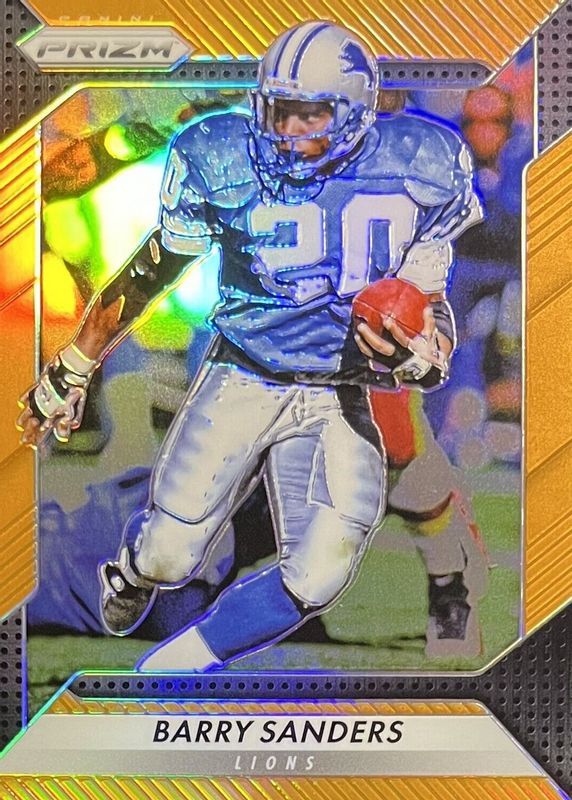 Barry Sanders 2016 Prizm #165 Orange /299 SGC 9.5