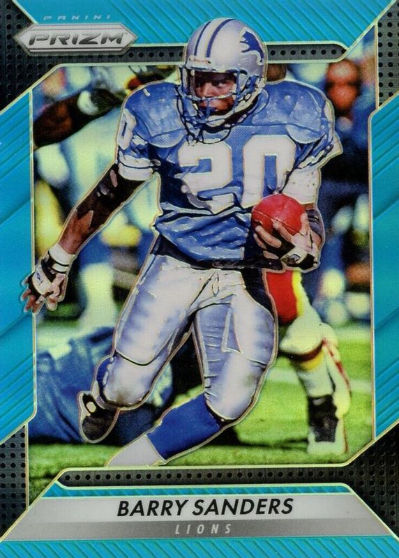 Barry Sanders 2016 Prizm #165 Light Blue /199 RAW