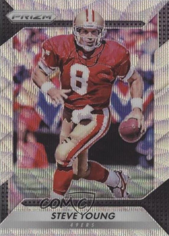 Steve Young 2016 Prizm #105 Blue Wave /149 PSA 10