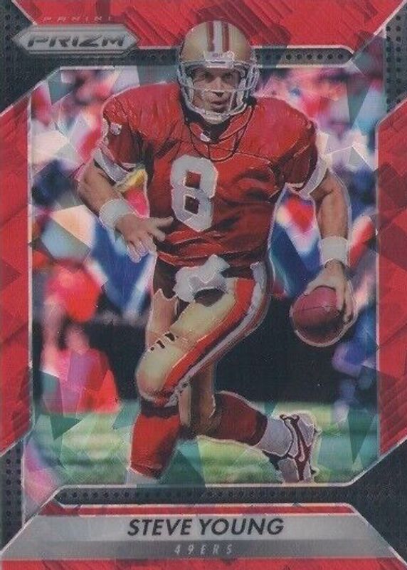 Steve Young 2016 Prizm #105 Red Crystals /75 PSA 10