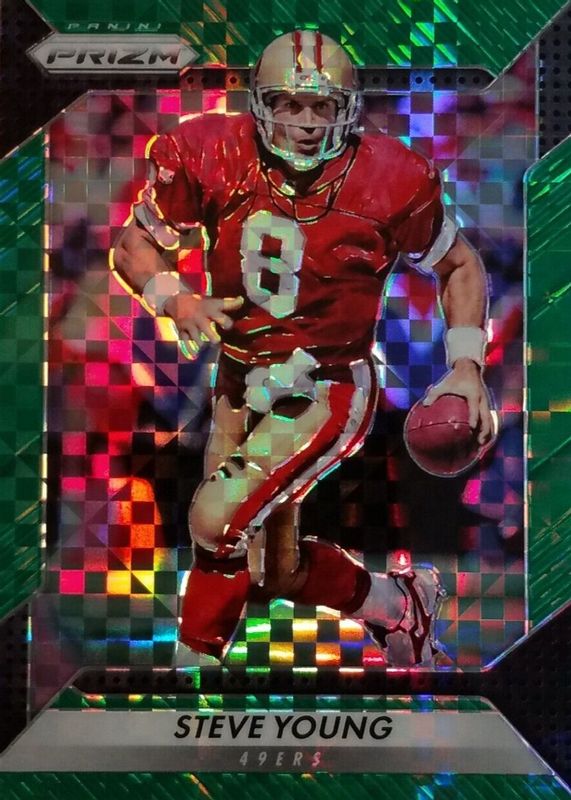 Steve Young 2016 Prizm #105 Green Power /49 BGS 9