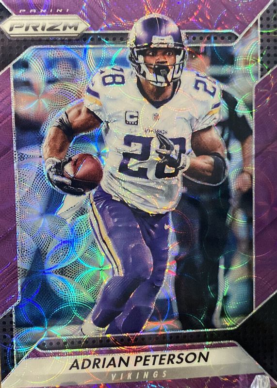 Adrian Peterson 2016 Prizm #159 Purple Scope /99 RAW