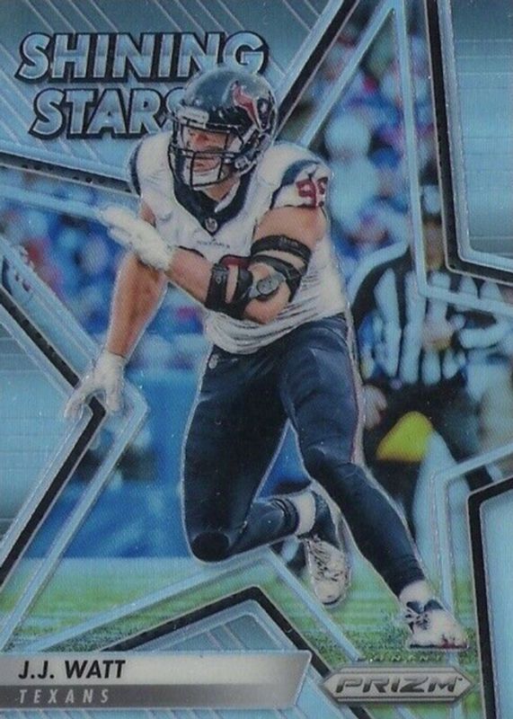 JJ Watt 2016 Prizm #25 Shining Stars SGC 9.5