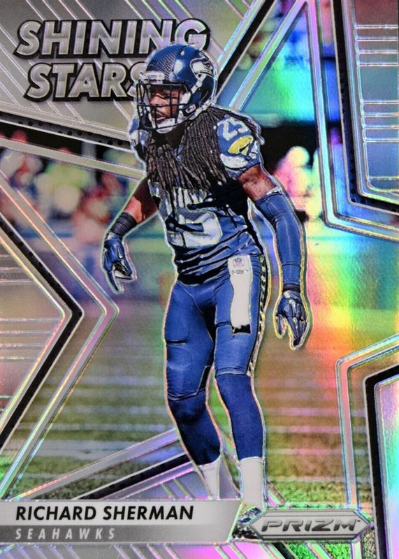 Richard Sherman 2016 Prizm #14 Shining Stars PSA 10