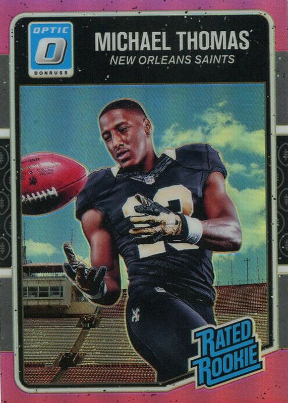 Michael Thomas 2016 Optic #186 Pink Rookie SGC 10