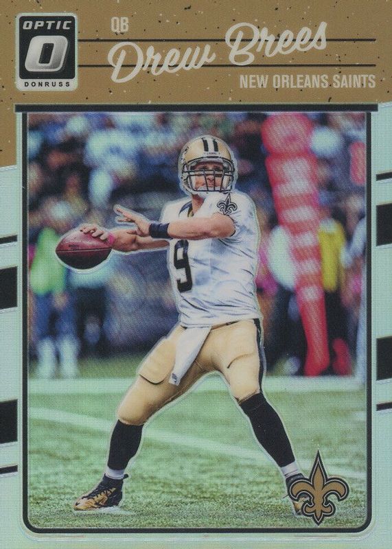 Drew Brees 2016 Optic #65 Holo PSA 10