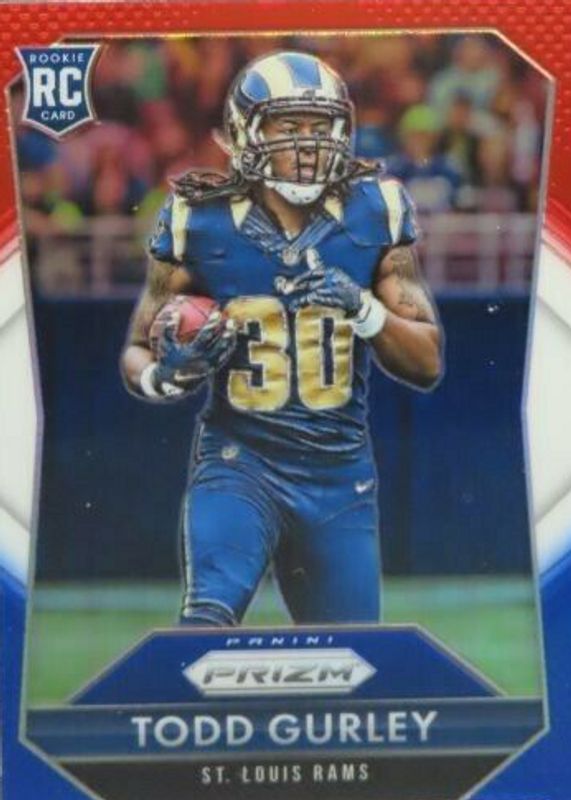 Todd Gurley II 2015 Prizm #291 Red White Blue Rookie PSA 10