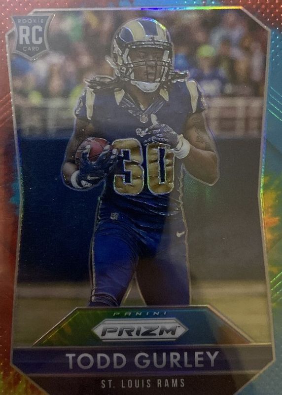 Todd Gurley II 2015 Prizm #291 Tie-Dye /25 Rookie RAW