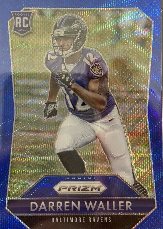 Darren Waller 2015 Prizm #221 Blue Wave /150 Rookie PSA 10