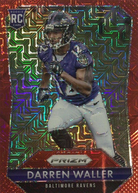 Darren Waller 2015 Prizm #221 Mojo Red /99 Rookie PSA 10