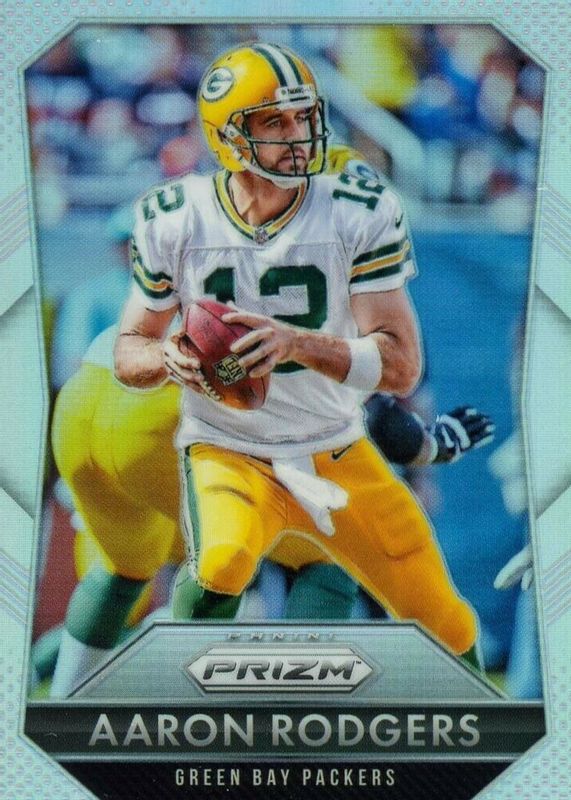 Aaron Rodgers 2015 Prizm #112 Silver RAW