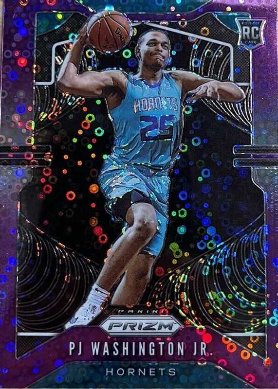 PJ Washington Jr. 2019 Prizm #258 Fast Break Purple /75 Rookie PSA 10