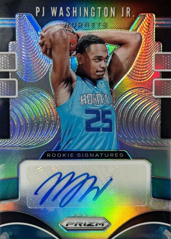 PJ Washington Jr. 2019 Prizm #RS-PJW Rookie Signatures - Silver PSA 10