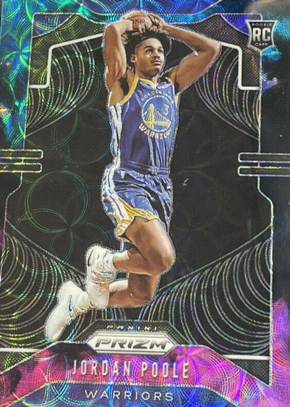 Jordan Poole 2019 Prizm #272 Choice Nebula /1 Rookie PSA 10