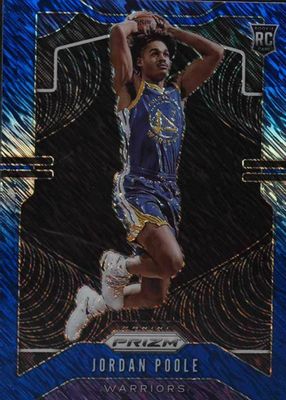 Jordan Poole 2019 Prizm #272 Choice Tiger Stripe /(SSP