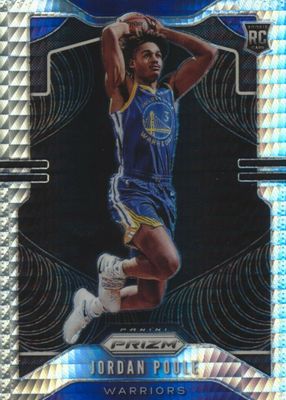 Jordan Poole 2019 Prizm #272 Choice Tiger Stripe /(SSP