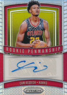Cam Reddish 2019 National Treasures #102 Rookie Patch Auto
