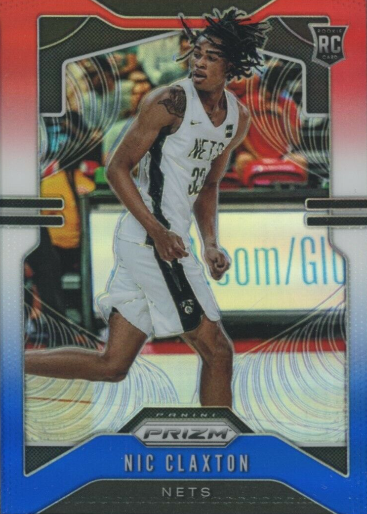 Nic Claxton 2019 Prizm #292 Red White Blue Price Guide