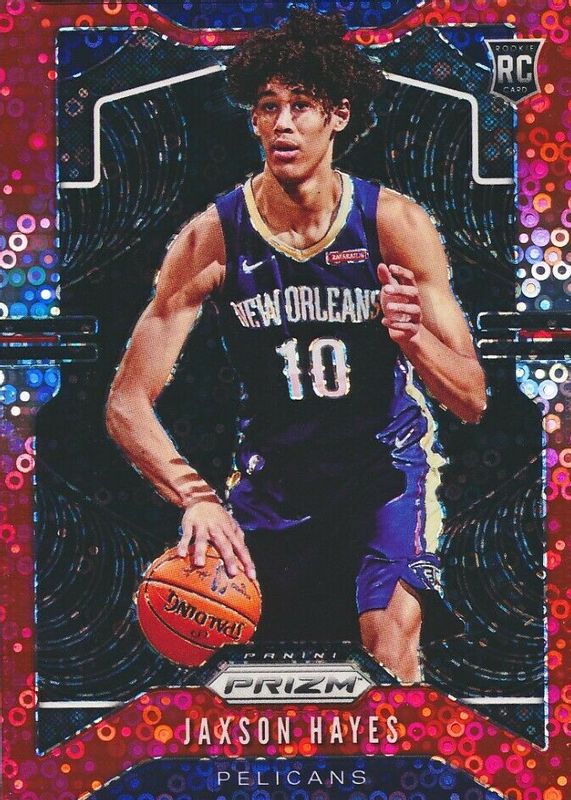 Jaxson Hayes 2019 Prizm #254 Fast Break Red /125 Rookie RAW