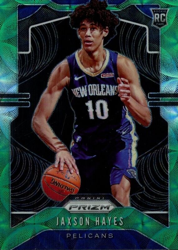 Jaxson Hayes 2019 Prizm #254 Choice Green /8 Rookie RAW