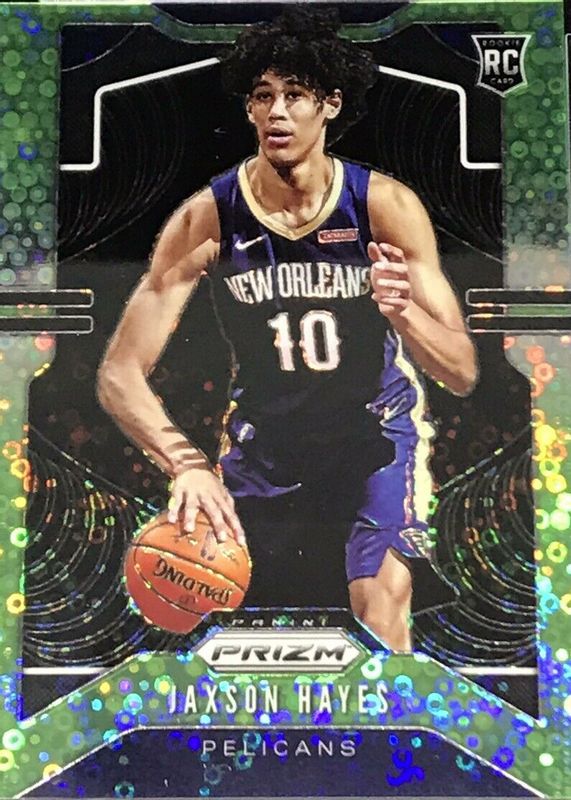 Jaxson Hayes 2019 Prizm #254 Fast Break Neon Green /5 Rookie RAW