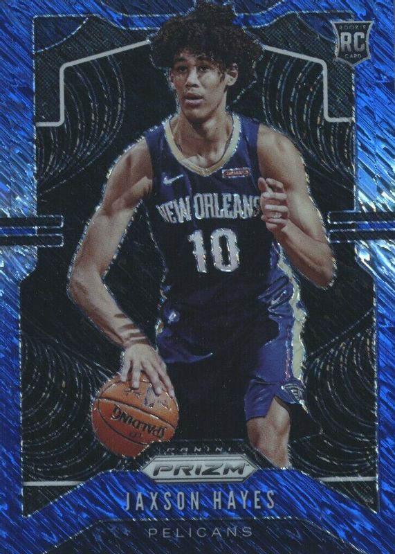 Jaxson Hayes 2019 Prizm #254 FOTL Blue Shimmer Rookie PSA 9