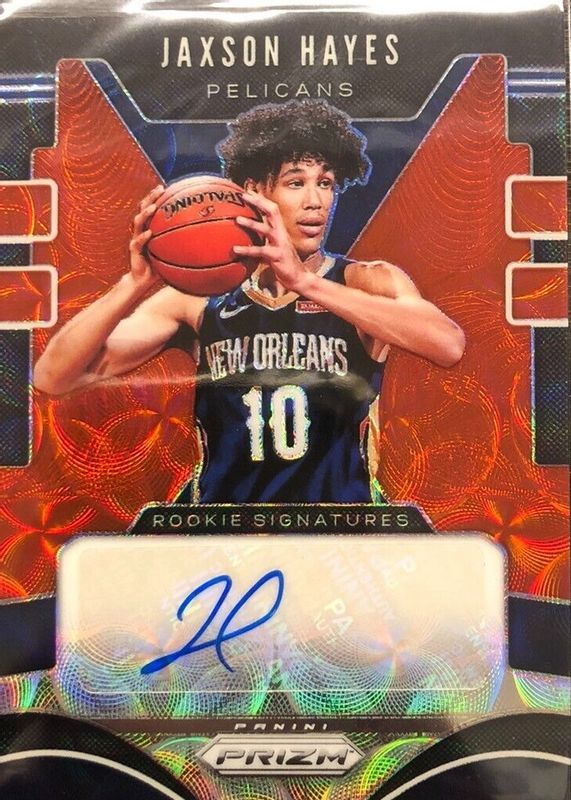 Jaxson Hayes 2019 Prizm #RS-JXH Rookie Signatures - Choice Rookie RAW