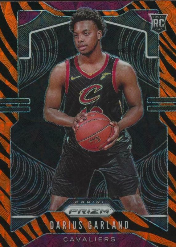 Darius Garland 2019 Prizm #288 Choice Tiger Stripe /(SSP) Rookie PSA 10