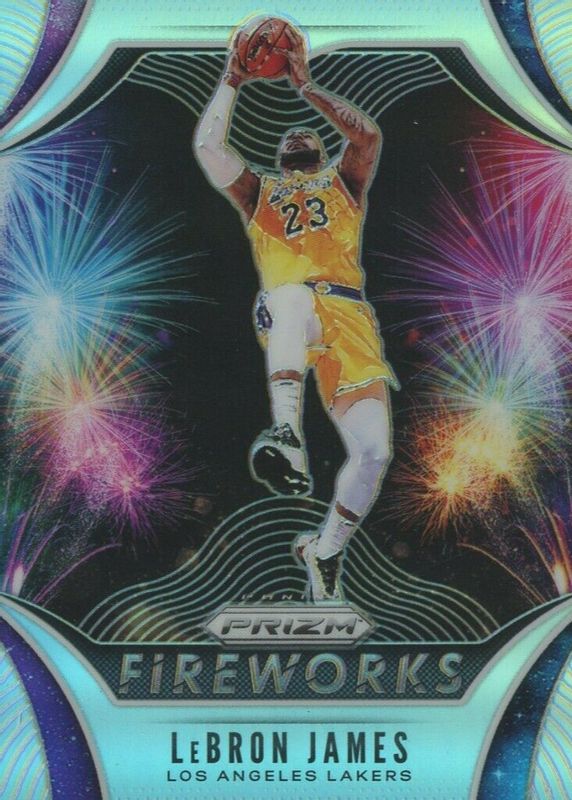 LeBron James 2019 Prizm Fireworks - Silver BGS 9.5