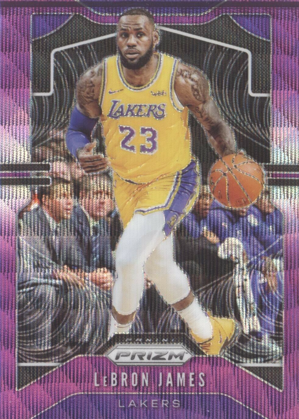 LeBron James 2019 Prizm #129 Purple Wave Price Guide