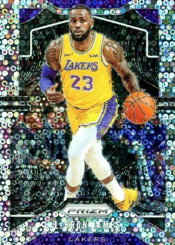 LeBron James 2019 Prizm #129 Fast Break RAW