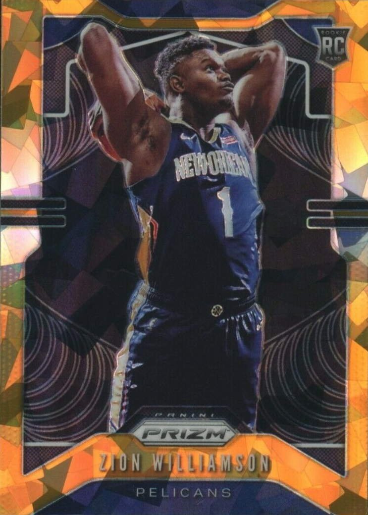 Zion Williamson 2019 Prizm #248 Orange Ice PSA 10 Price Guide 