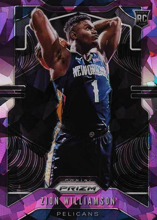 Zion Williamson 2019 Prizm #248 Purple Ice /149 Price Guide 