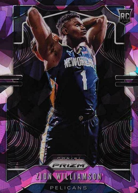 Zion Williamson 2019 Prizm #248 Purple Ice /149 Rookie PSA 10