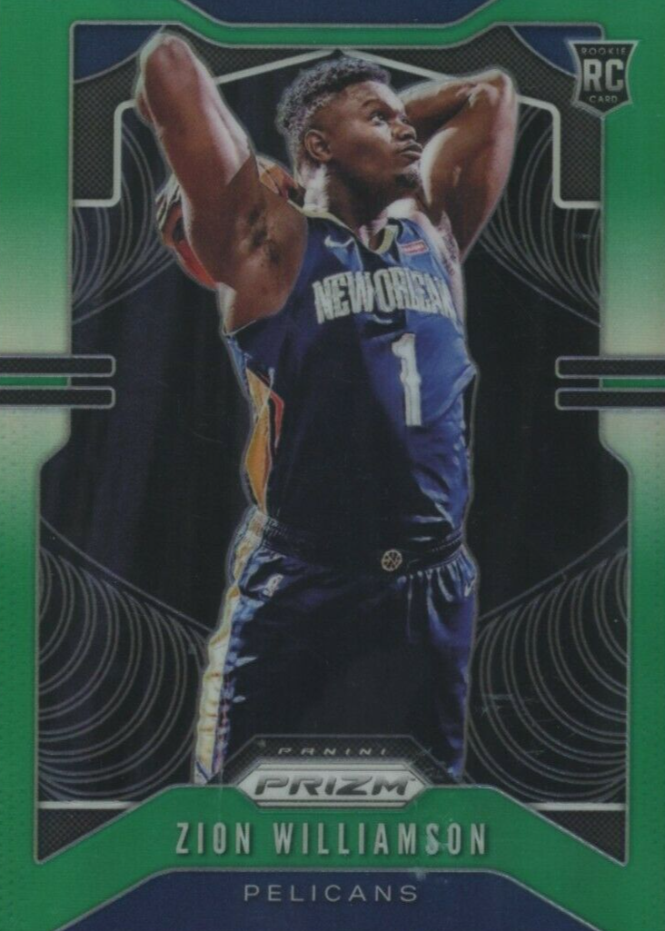 Zion Williamson 2019 Prizm #248 Green PSA 10 Price Guide 