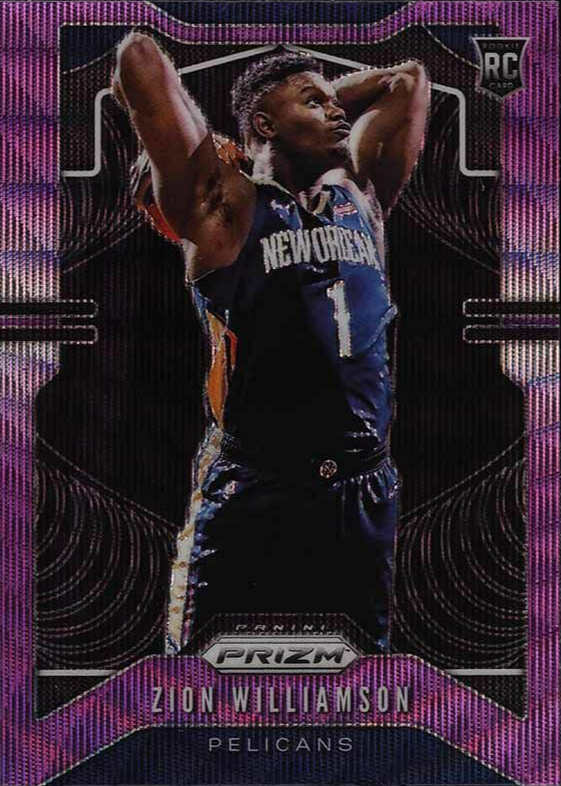 Panini Obsidian Zion rc Purple75シリ 2023-24 Panini Obsidian #127 Zion Williamson Asia Red Yellow