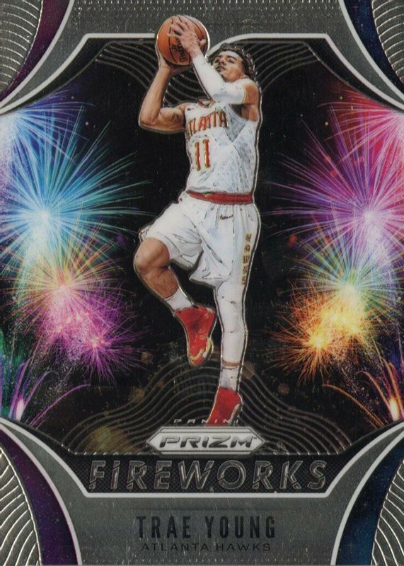 Trae Young 2019 Prizm #25 Fireworks PSA 10