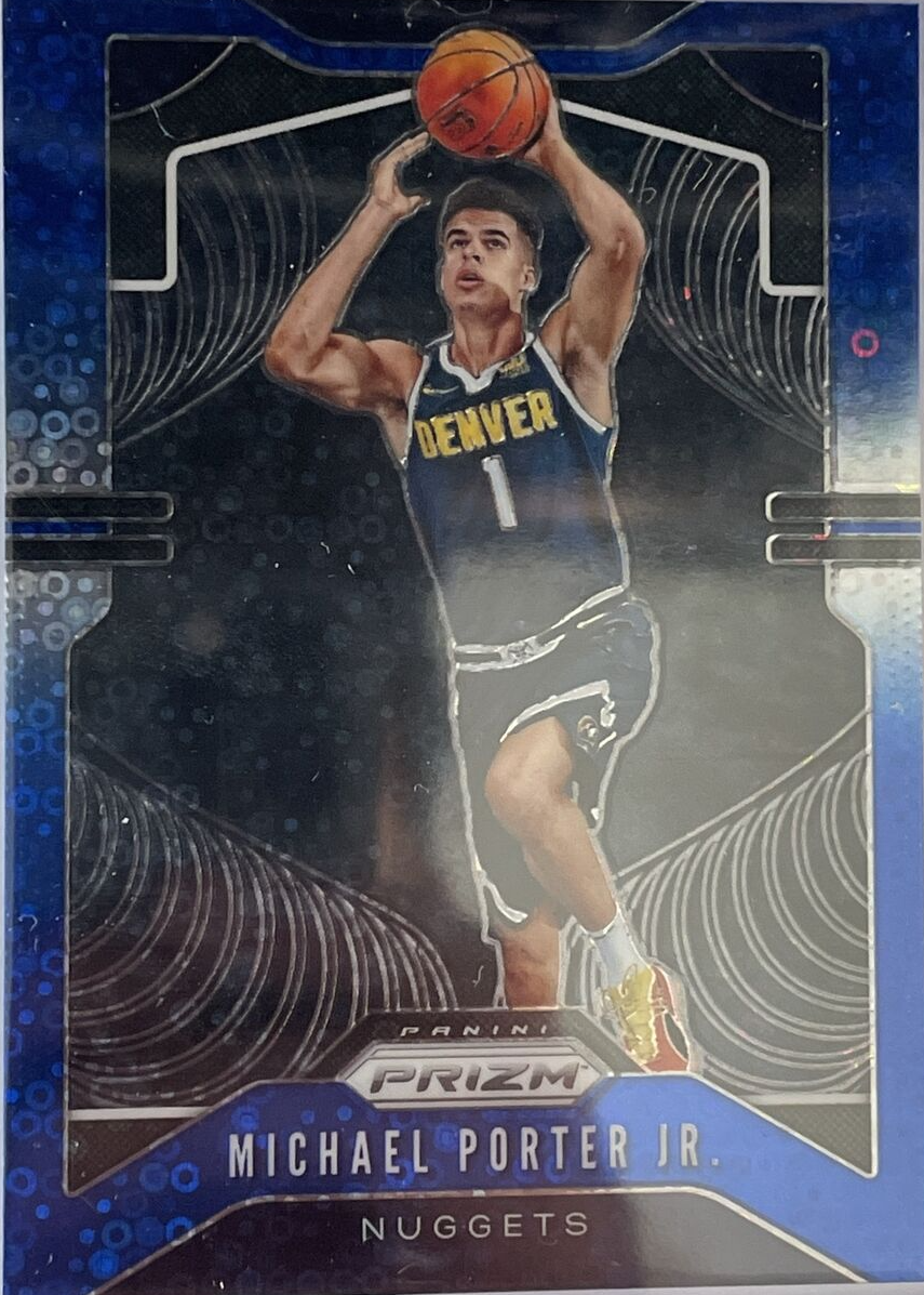 Michael Porter Jr. 2019 Prizm #88 Fast Break Blue /175 Price Guide