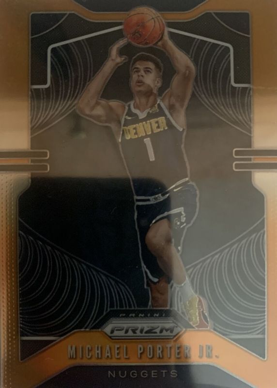 Michael Porter Jr. 2019 Prizm #88 Orange /49 SGC 9