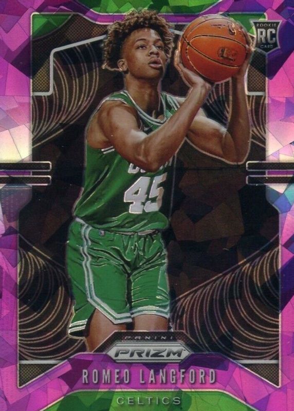 Romeo Langford 2019 Prizm #260 Purple Ice /149 Rookie PSA 10