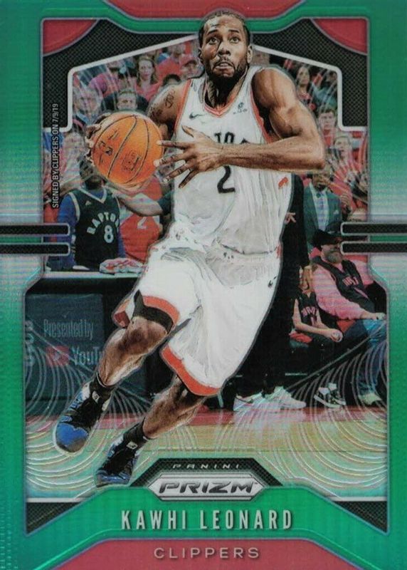 Kawhi Leonard 2019 Prizm #149 Green BGS 9